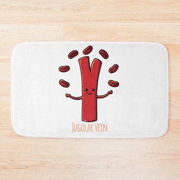 Item preview, Funny Anatomy Jugular Vein Nurse Doctor Medical Student designed and sold by Essetino.