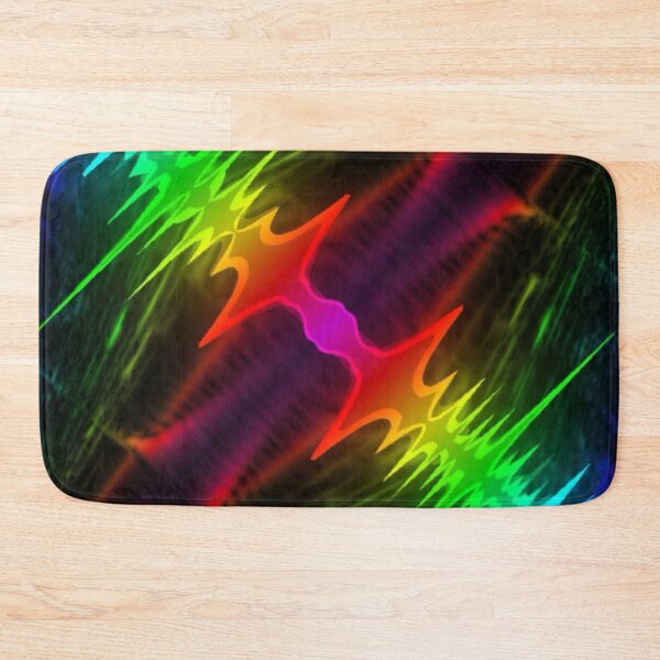 Item preview, Rainbow bright neon music visualisation design designed and sold by Mark359 Designs.