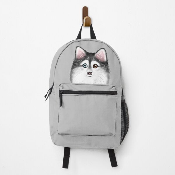 Item preview, Grey and White Pomsky designed and sold by illucalliart.