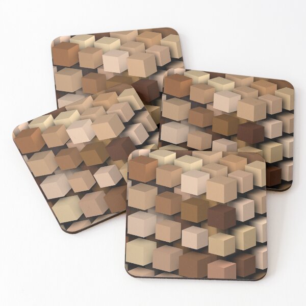 Item preview, FLESH: Multi-Skintone Grid Blocks designed and sold by hyproinc.