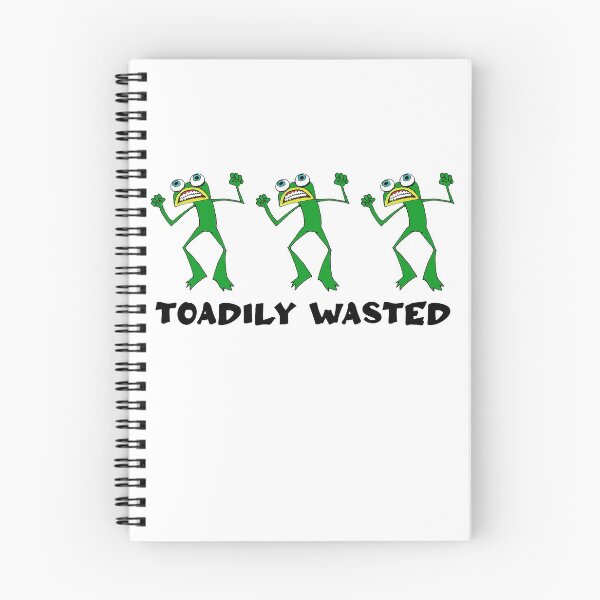 Item preview, Toadily Wasted - green frog - Every song has a memory - Toadily Wasted frog designed and sold by NewDayDesigns.
