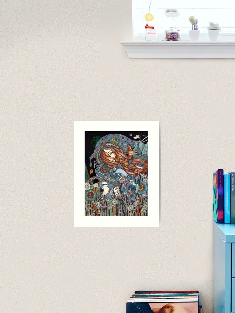 Thumbnail 2 of 3, Art Print, Synchronicity (The World) designed and sold by AnitaInverarity.