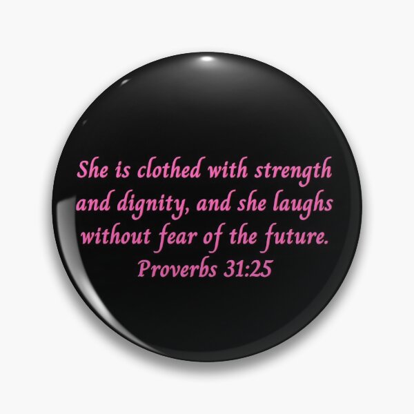 Item preview, Bible Verse Proverbs 31:25 designed and sold by Prayingwarrior.