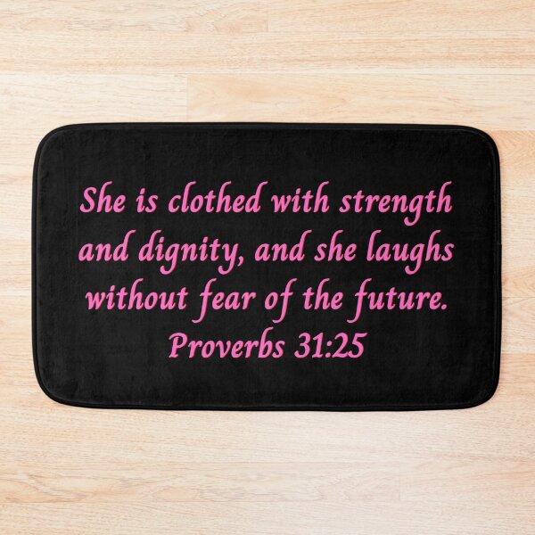 Item preview, Bible Verse Proverbs 31:25 designed and sold by Prayingwarrior.