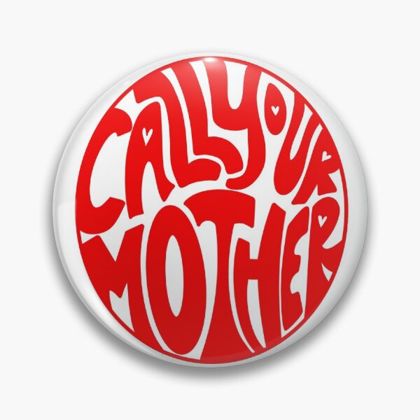 Item preview, CALL YOUR MOTHER (red) designed and sold by Hannah Cheng.