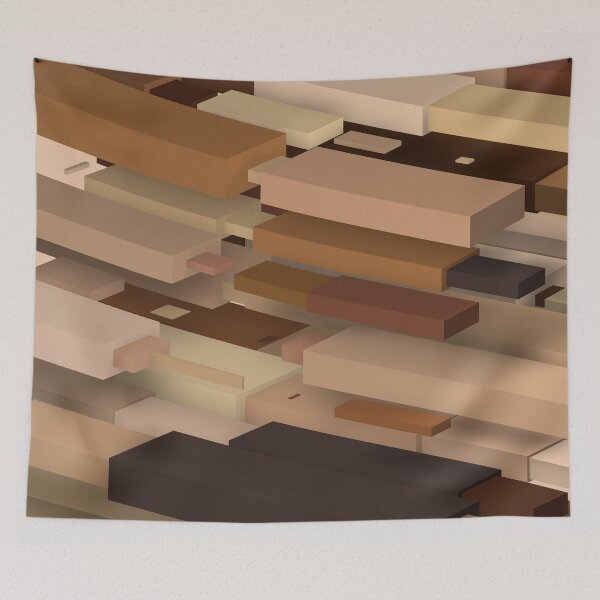 Item preview, FLESH: Multi-Skintone Angled Planks designed and sold by hyproinc.