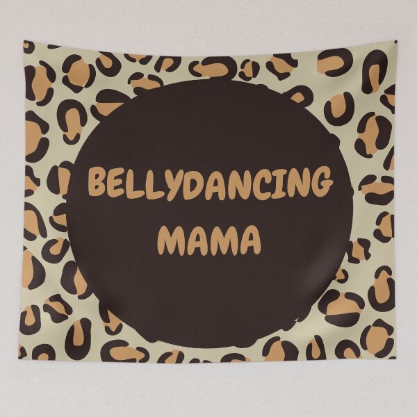 Item preview, Bellydancing Mama Leopard Print designed and sold by esarantakos.