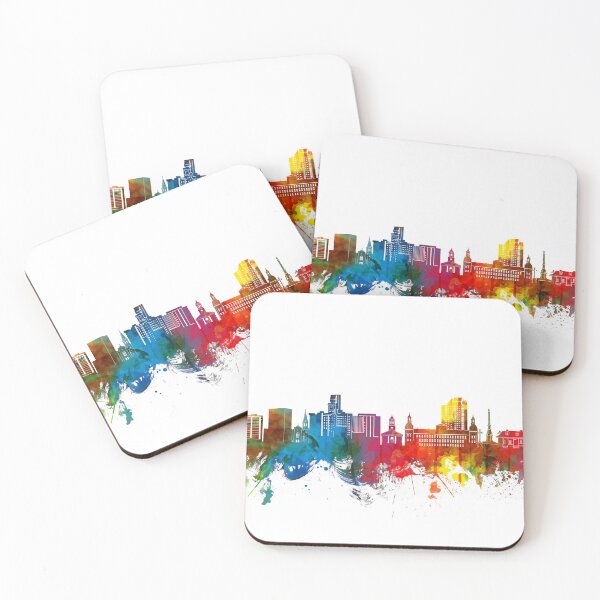 Item preview, augusta skyline watercolor designed and sold by BekimART2.