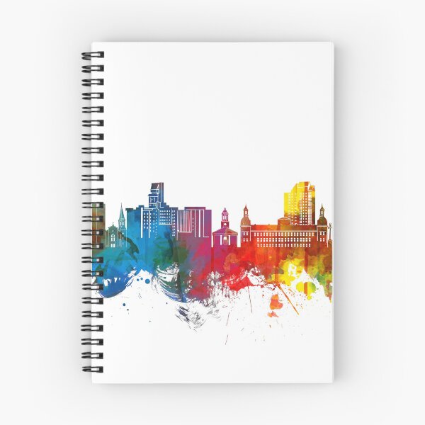 Item preview, augusta skyline watercolor designed and sold by BekimART2.