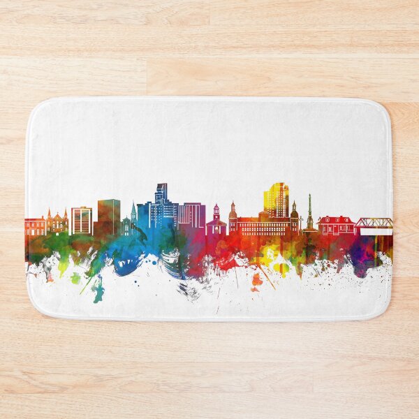 Item preview, augusta skyline watercolor designed and sold by BekimART2.