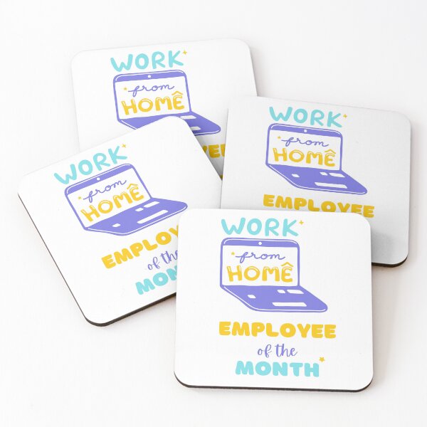 Item preview, Work from home employee of the month remote work white designed and sold by daguilon.