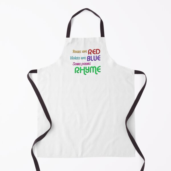 Item preview, Some poems rhyme - colorful funny poem designed and sold by TimeLady's Closet.