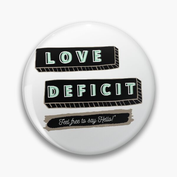 Item preview, Love Deficit. A Simple "Hello" designed and sold by AlinaSCorner.