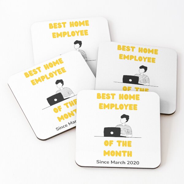 Item preview, Work from home employee of the month since march remote work white designed and sold by daguilon.
