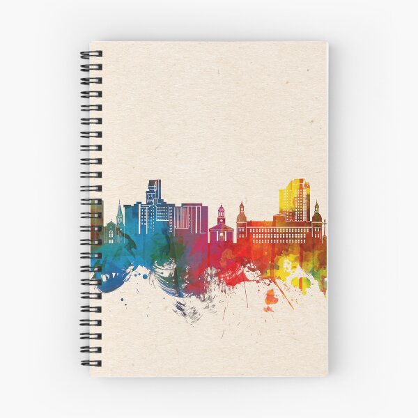 Item preview, augusta skyline watercolor 2 designed and sold by BekimART2.