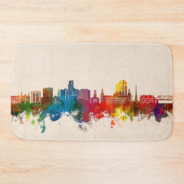 Item preview, augusta skyline watercolor 2 designed and sold by BekimART2.