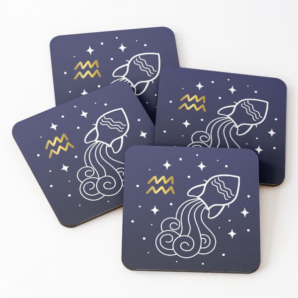 Item preview, Zodiac Signs - Aquarius designed and sold by tridentfoundry.