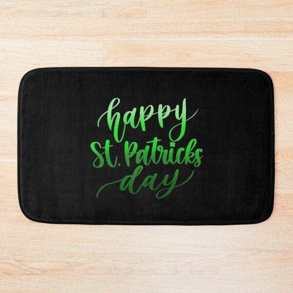 Item preview, St. Patrick’s Day calligraphy gradient design designed and sold by girafficsco.