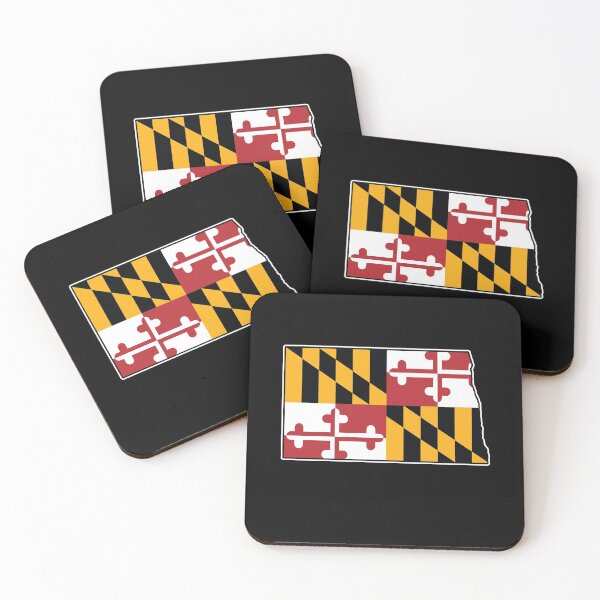Item preview, Maryland Flag North Dakota designed and sold by MarylandStyle.