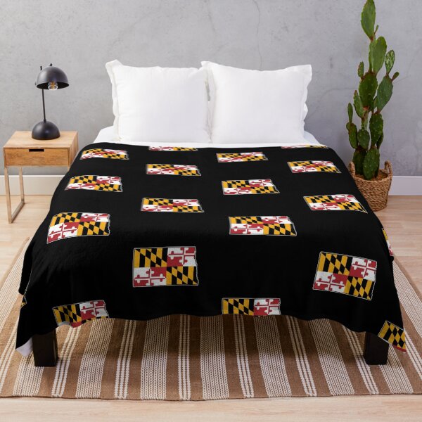 Item preview, Maryland Flag North Dakota designed and sold by MarylandStyle.