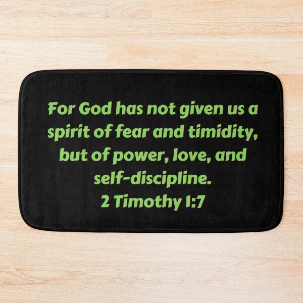 Item preview, Bible Verse 2 Timothy 1:7 designed and sold by Prayingwarrior.