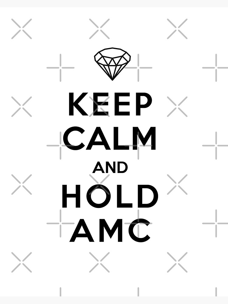 The Og Wise Saying Keep Calm And Hold Amc Art Board Print For Sale By Daikonshounen Redbubble