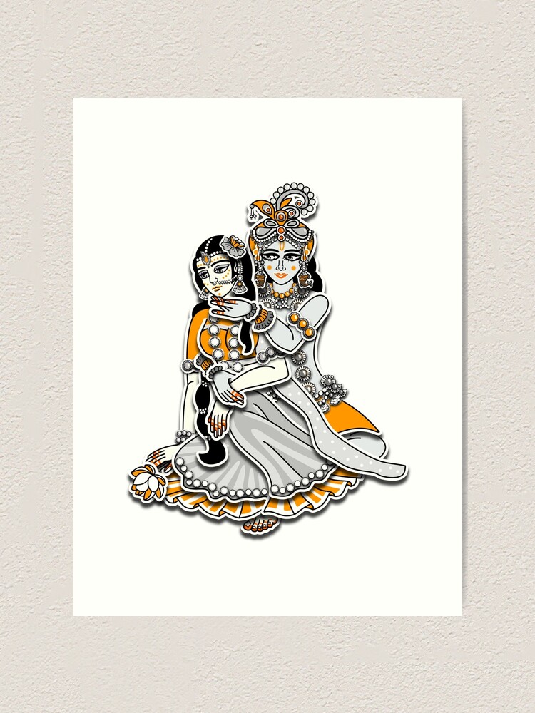 Pin by Ulani Matheis on Radha/Krishna/Saints/Divinity | Krishna art, Radha  krishna sketch, Krishna tattoo