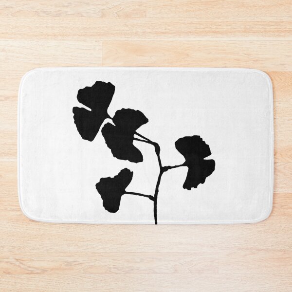 Item preview, Black Ginkgo Leaf Silhouette designed and sold by badlydrawnbabe.