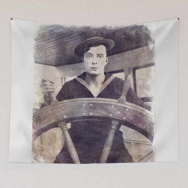 Item preview, Buster Keaton - The Navigator - Watercolor Vintage - D22 designed and sold by DecoVintage.