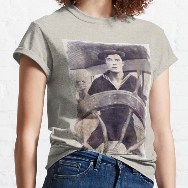 Item preview, Buster Keaton - The Navigator - Watercolor Vintage - D22 designed and sold by DecoWords.