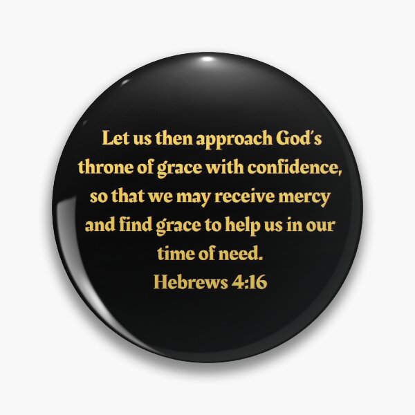 Item preview, Bible Verse Hebrews 4:16 designed and sold by Prayingwarrior.