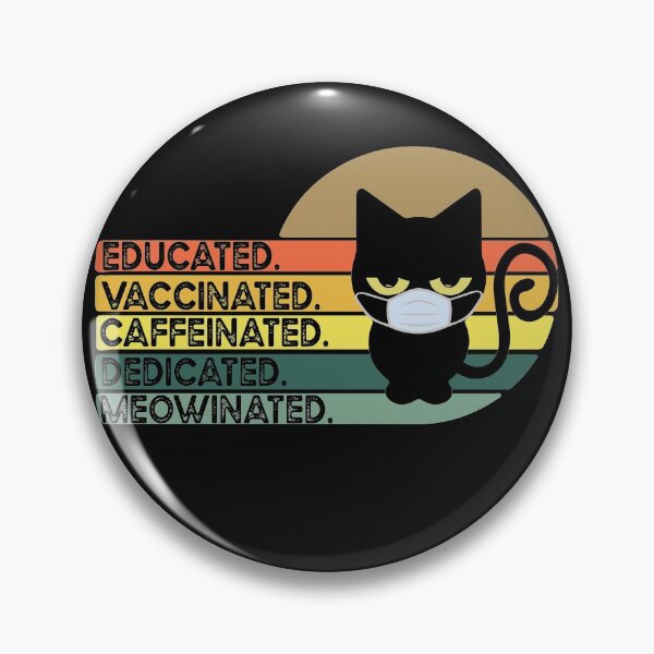 Item preview, funny vaccinated cat lover designed and sold by OzyManDiaS90.