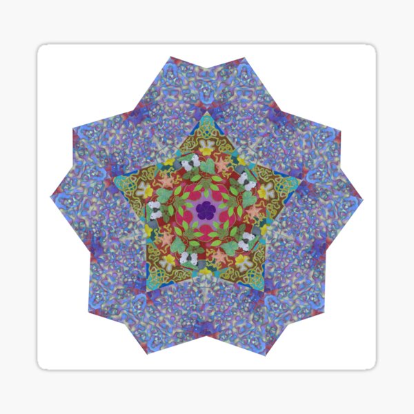 Heavenly Star Mandala Sticker