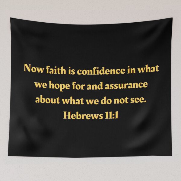 Item preview, Bible Verse Hebrews 11:1 designed and sold by Prayingwarrior.