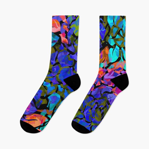 Item preview, Neon Petal Punch - Bold and Bright - Digitally Illustrated Abstract Flower Pattern for Home Decor, Clothing Fabric, Curtains, Bedding, Pillows, Upholstery, Phone Cases and Stationary designed and sold by cherdoodles.