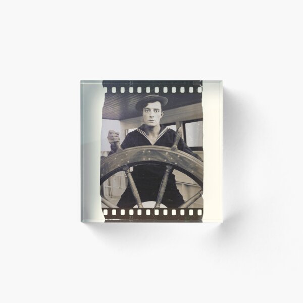 Aperçu de l'œuvre Buster Keaton - Le Navigateur - Film - D23 créée et vendue par DecoVintage.