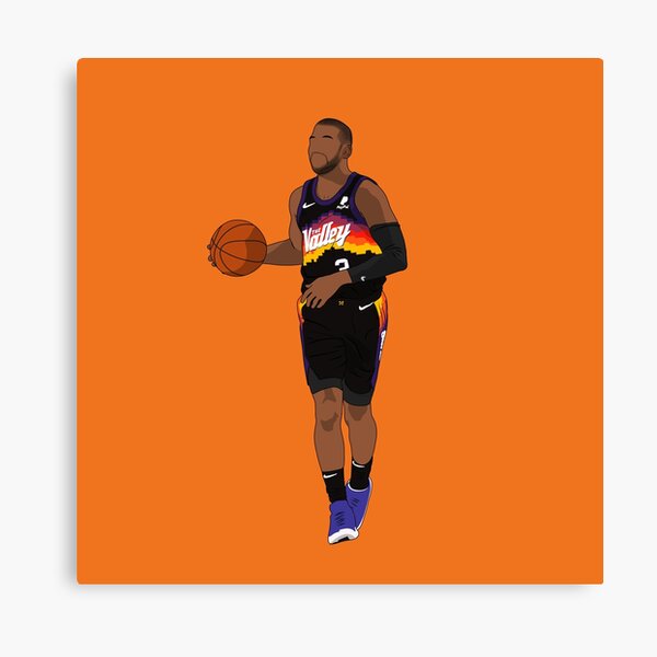 Chris Paul CP3 Phoenix Basketball Canvas Print