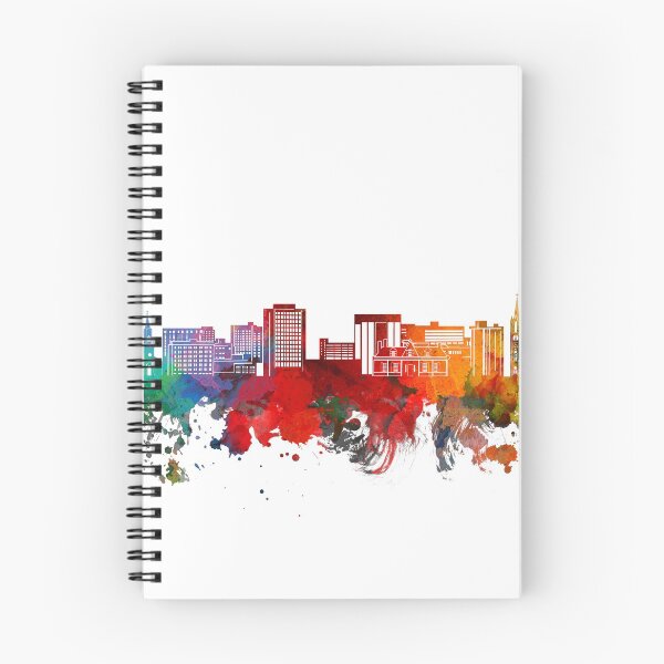 Item preview, macon skyline watercolor designed and sold by BekimART2.