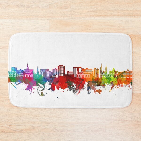 Item preview, macon skyline watercolor designed and sold by BekimART2.
