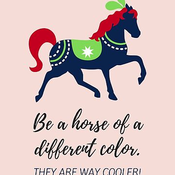 Artwork thumbnail, Horse of a Different Color by Dream Big! by E. H.