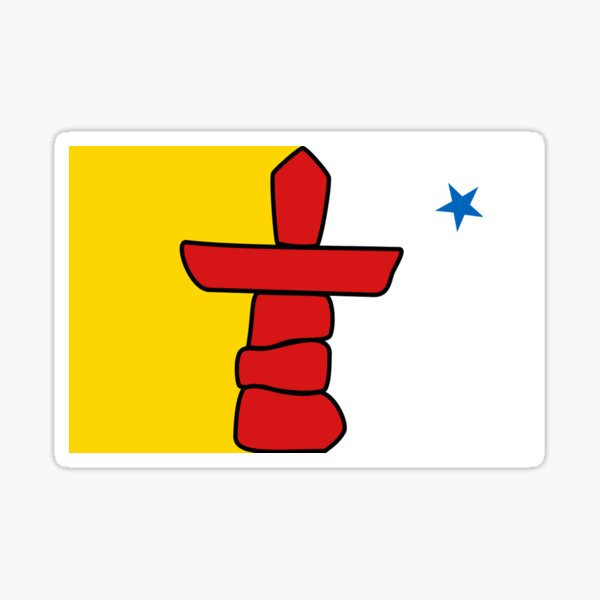 Nunavut Flag Sticker