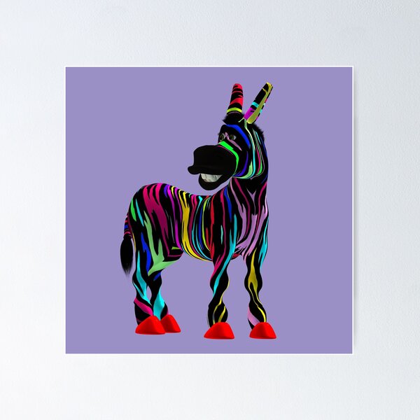 Item preview, Smiling Zapped Zebra Zing designed and sold by Kay Patterson.