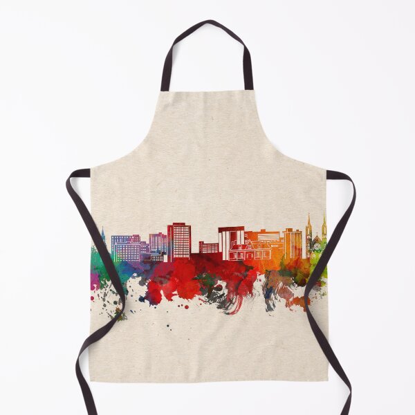 Item preview, macon skyline watercolor 2 designed and sold by BekimART2.