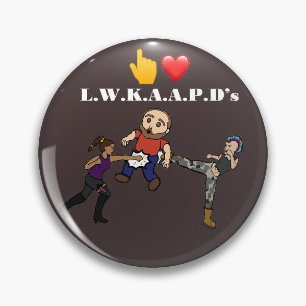 Item preview, I love ladies who kick ass and punch dicks for dark background designed and sold by FilmRageyyc.