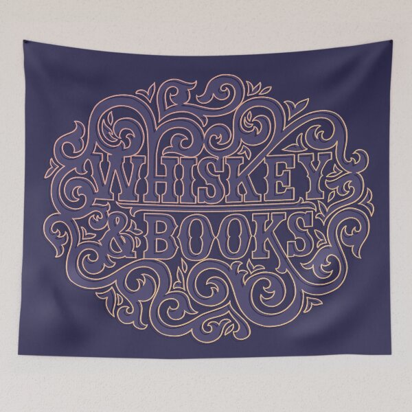 Item preview, Whiskey and Books designed and sold by polliadesign.