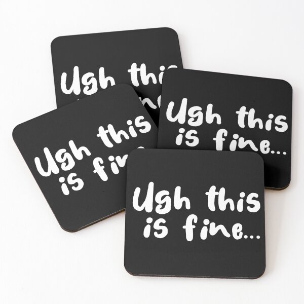 Item preview, Ugh this is fine... (white) designed and sold by MeepyMeeps.
