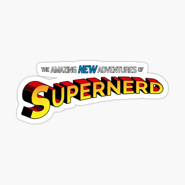 Supernerd Sticker