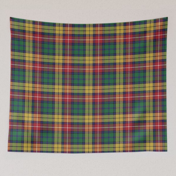 Artikelvorschau, Buchanan Clan Familie Tartan entworfen und verkauft von 89BLACK.