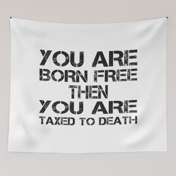 Item preview, life, death, free and taxed designed and sold by kikinafashion.