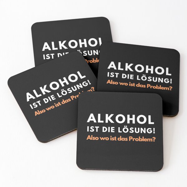 Item preview, Alcohol is the solution, where's the problem saying designed and sold by Sellery-GbR.